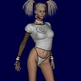 Nude 3d toon spy