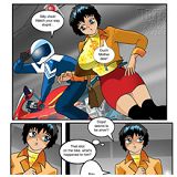 Manga blue girl Graphic sex manga